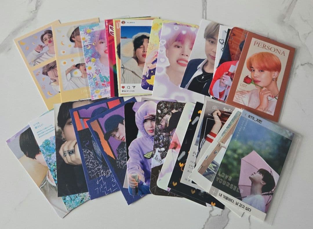 BTS トレカセット ジミン 韓国製作者様 - メルカリ