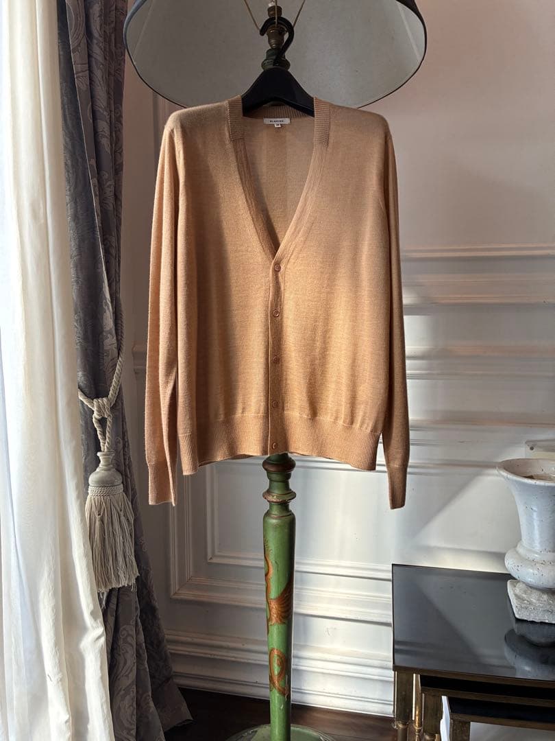 ブラミンクカーディガン38 BLAMINK - 【美品】 BLAMINK / ブラミンク | カシミヤファー 7G ニット