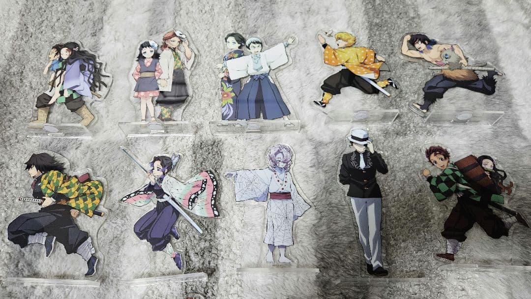 鬼滅の刃 アクリルスタンド 19個セット DVD特典 冨岡義勇 煉獄杏寿郎