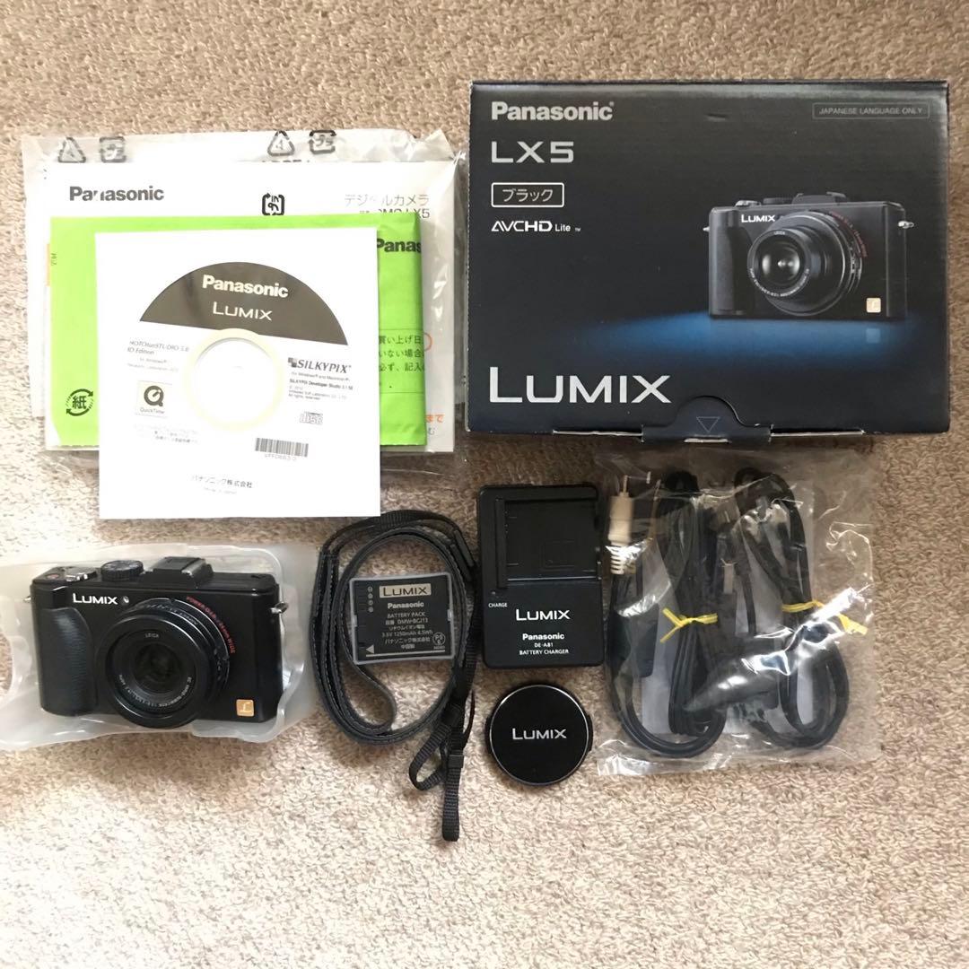 LUMIX DMC-LX5 コンパクトデジタルカメラ Panasonic Lumix DMC-LX5 Compact Digital Camera 10.1-megapixel 