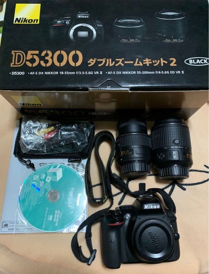 m*o様 美品✨️Nikon D5300 ダブルズームキット2 ニコン 一眼レフ ニコン D5300 ダブルズームキット2 価格比較 - 価格.com