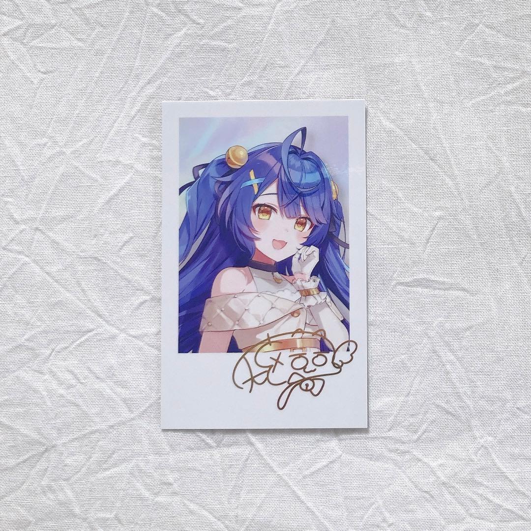 にじさんじ 6周年 天宮こころ チェキ風カード レア サイン 箔押し