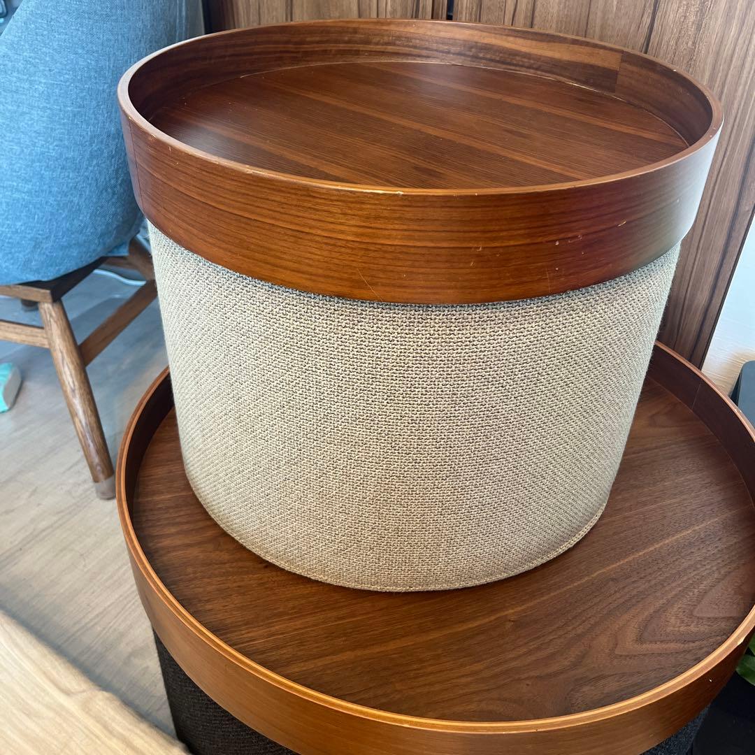 ACTUS アクタス⭐️DRUMS POUFドラム直径45 高さ35cm ベージュ SOFTLINE（ソフトライン）｜【公式】ACTUS online