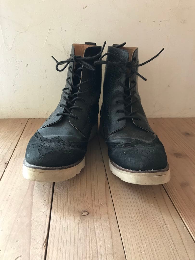 e coxジョージコックス9イギリス製ウィングチップブーツvibram 楽天市場】ジョージコックス ギブソン GEORGE COX GIBSON SKIPTON