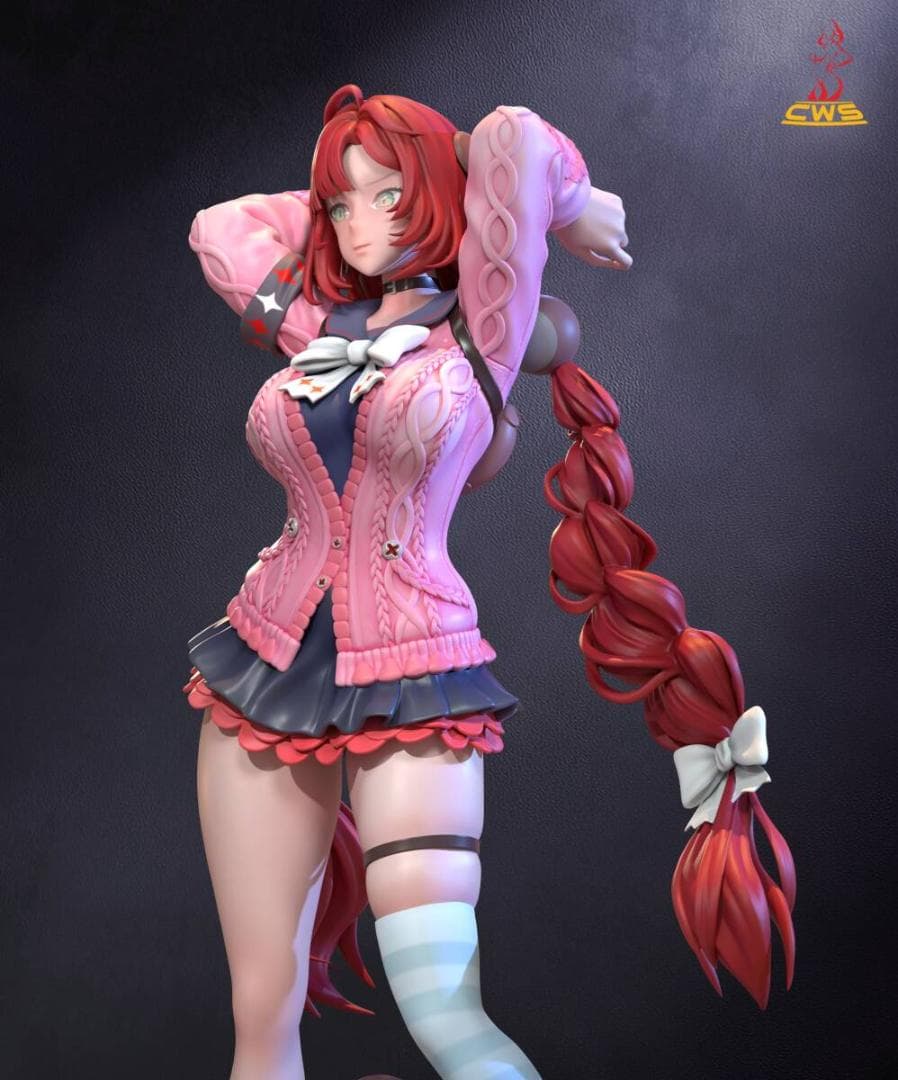 浮波柚葉 ゼンレスゾーンゼロ ゼンゼロ 怪啖屋 20cm 未塗装未組立 光