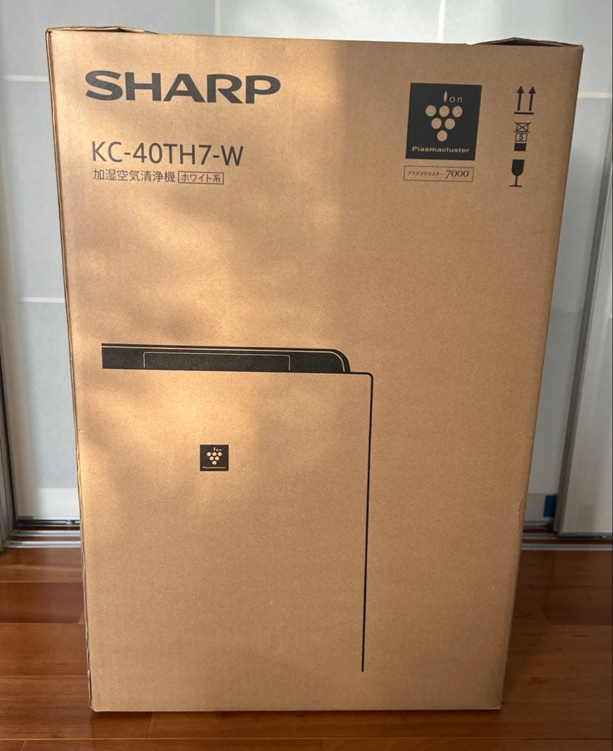 【新品】SHARP KC-40TH7-W 空気清浄機 SHARP（シャープ） 即納します KC-40TH7-W 加湿空気清浄機 プラズマ
