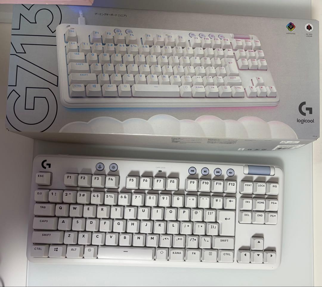 logicool G713 メカニカルキーボード ホワイト G713 TKLメカニカル ゲーミング キーボード（RGB搭載） | ロジクールG
