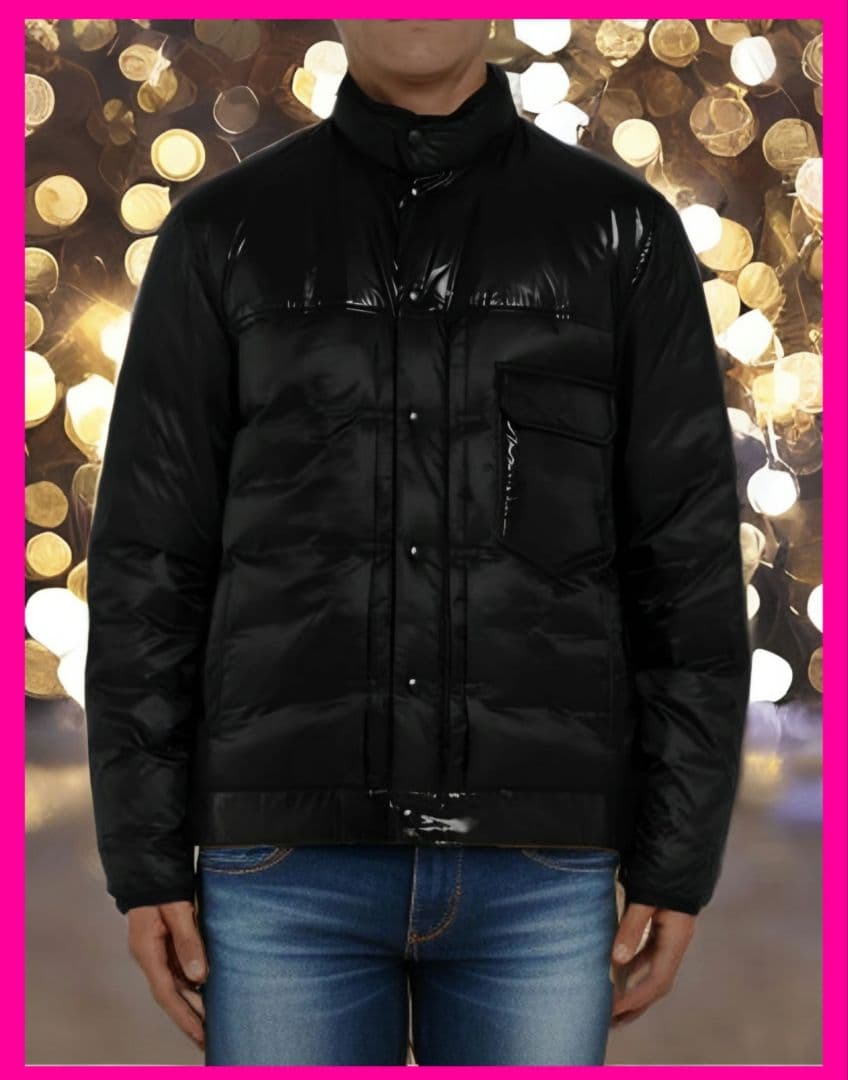 ユニセックスステッチロゴMONCLERフラグメントダウンジャケット