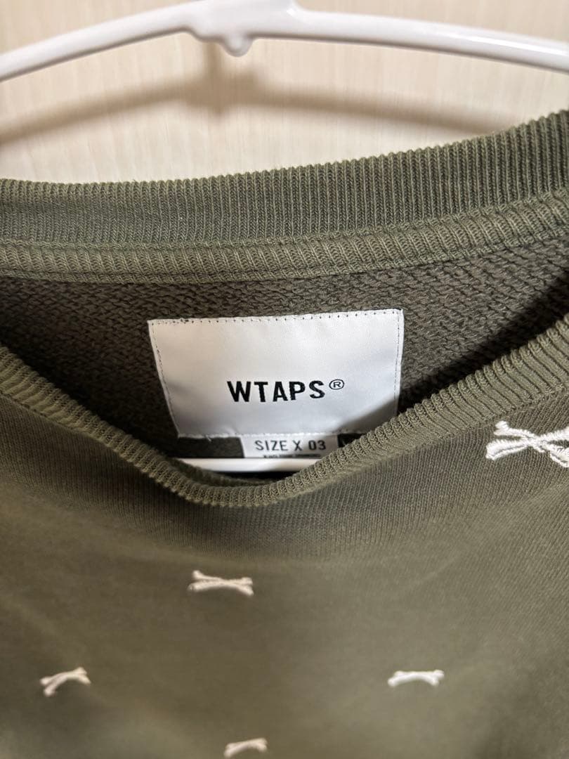 Wtaps cross born sweatshirt Lサイズ 美中古 - トップス割引