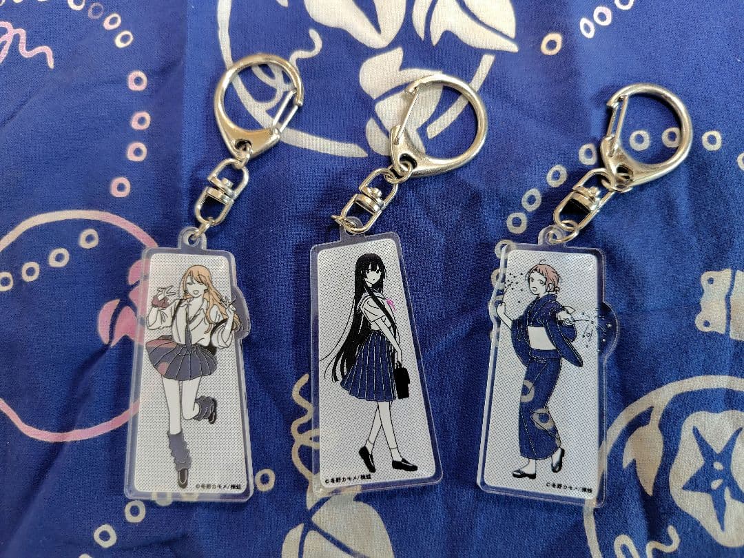 楝蛙先生 直筆サイン入り複製原画2枚 アクリルホルダー 3個セット