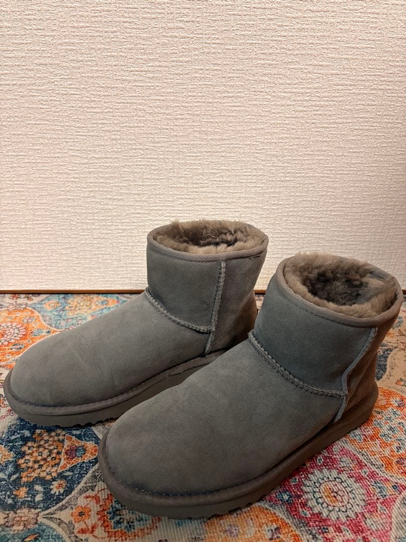おーUGG アグ クラシックミニ II グレー 25cm (US 8) UGG® 公式【 クラシック ミニ II|Classic Mini II| 190108088076