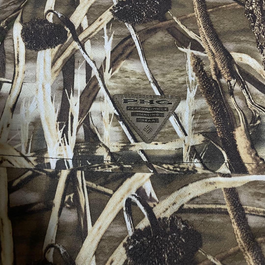 超希少❗️】columbia ダウン 迷彩柄 グリーン L リアルツリー - メルカリ