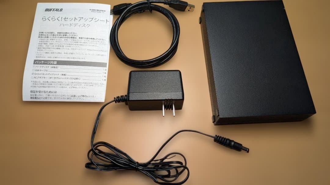 バッファロー 外付けHDD 4TB HD-AD4U3 付属品 ハードディスク 楽天市場】バッファロー HD-NRCD4U3-BA [高性能CMR HDD採用 外付け