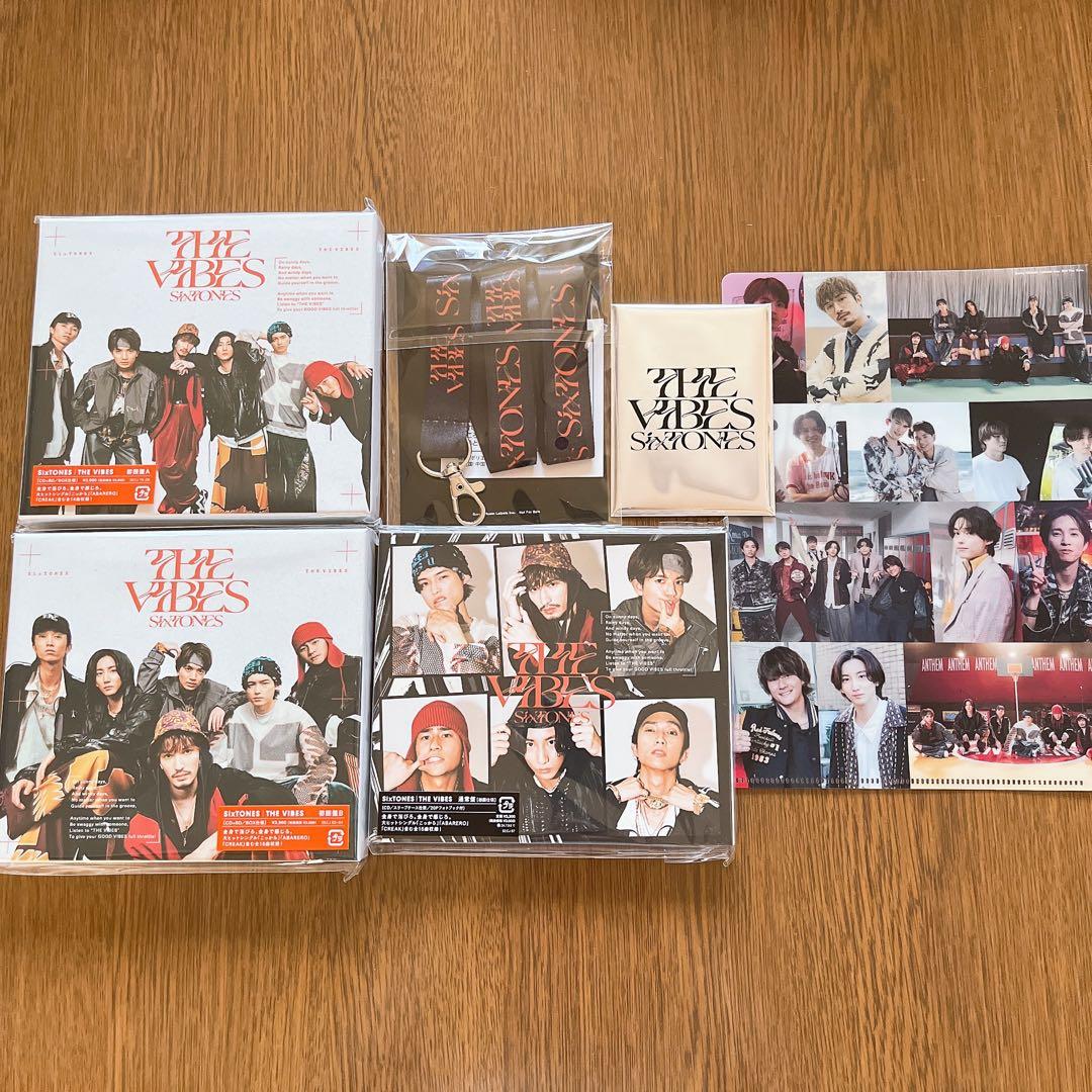 新品未開封】SixTONES THE VIBES 3形態セット特典付き - メルカリ