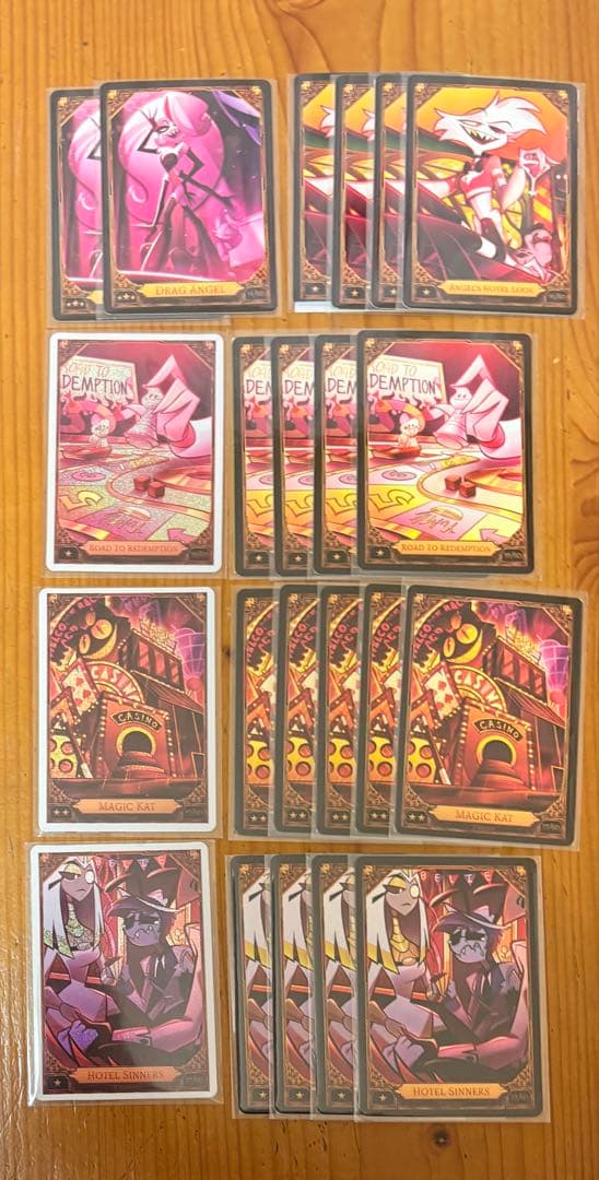 おまけつき】ハズビンホテル S2トレカ エンジェルダスト セット foil