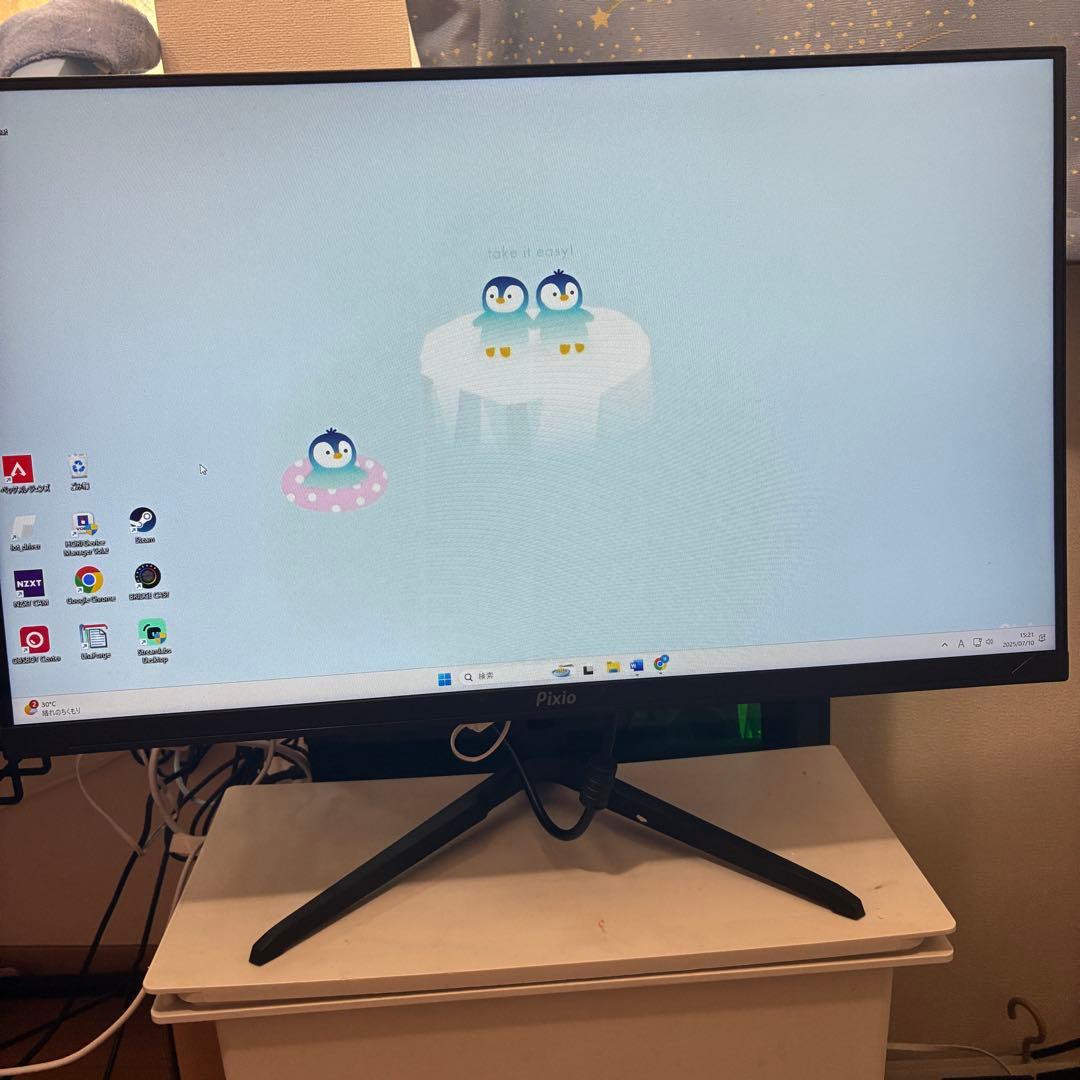 PX248WAVE-O Pixio ゲーミングモニター PX248WAVEK / パステルピンク | 23.8インチ 200Hz FHD FastIPS