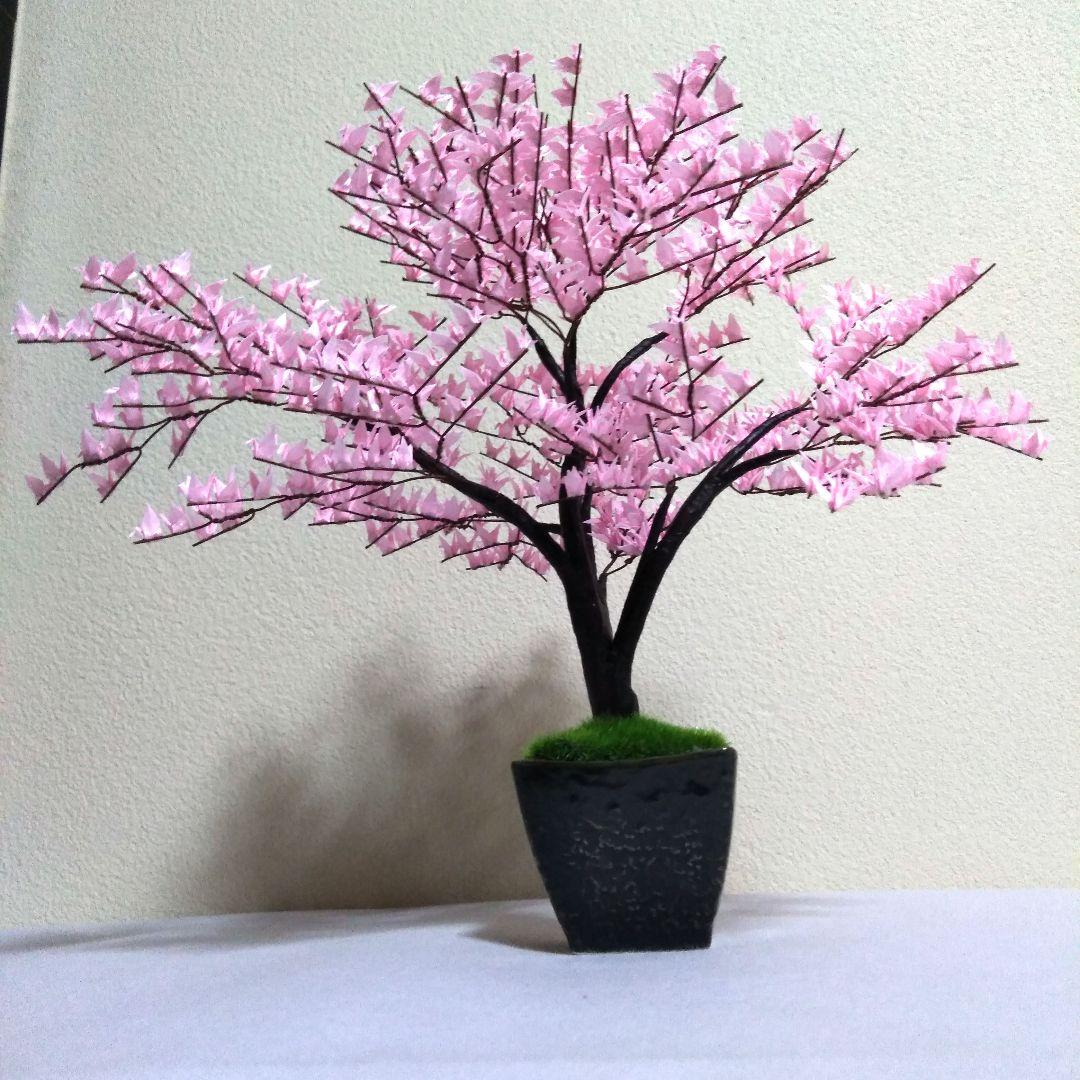折り鶴盆栽【桜 盆栽】No.34 - メルカリ