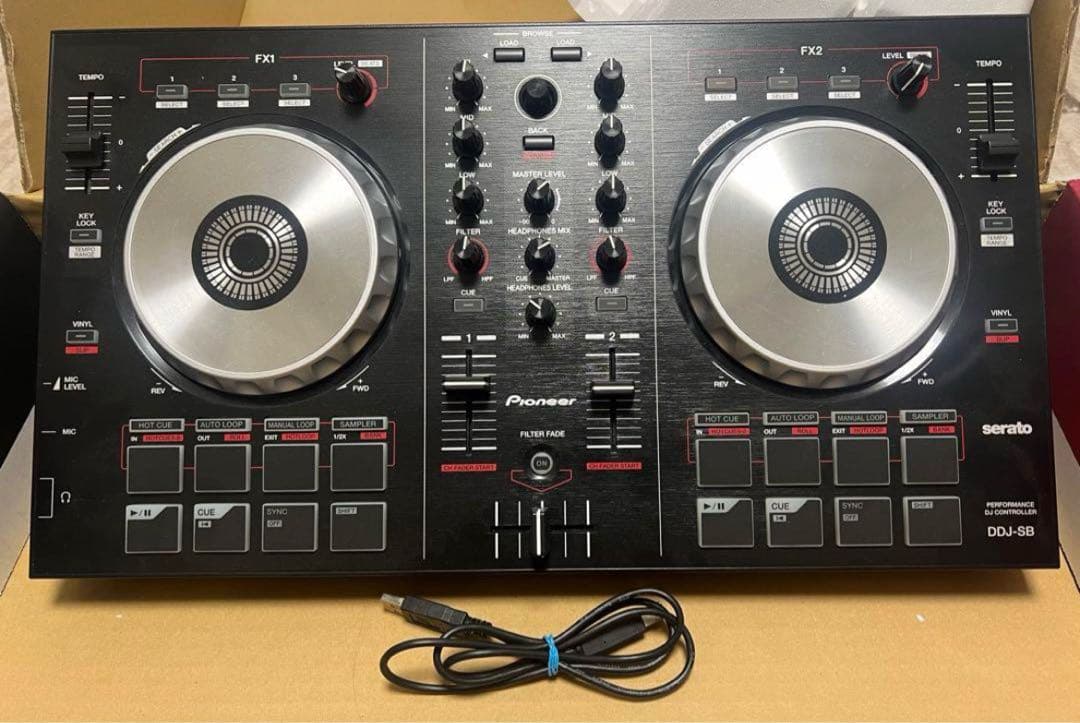 Pioneer DDJ-SB デジタルDJコントローラー DDJ-SB-L (archived) Portable 2-channel controller for Serato DJ