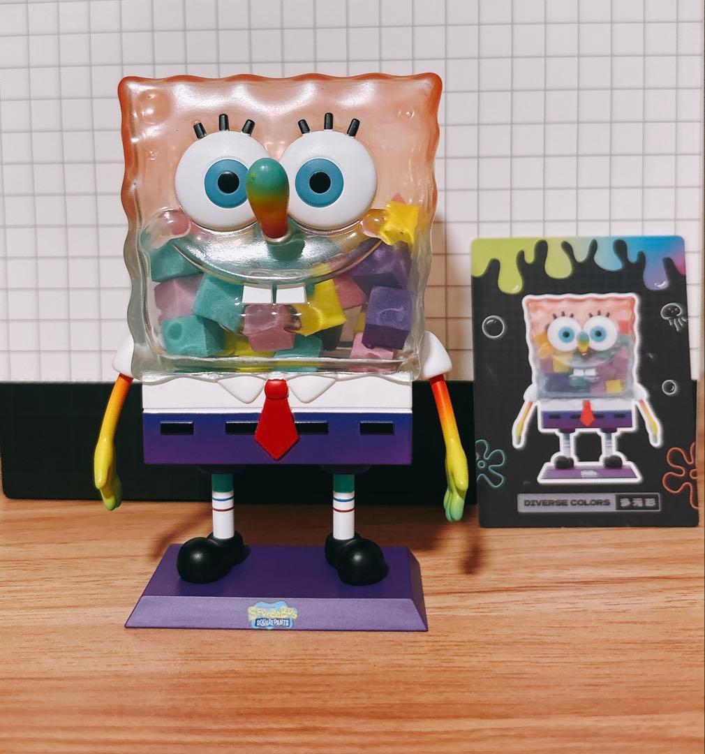 スポンジボブ クリアフィギュア カラフル - メルカリ