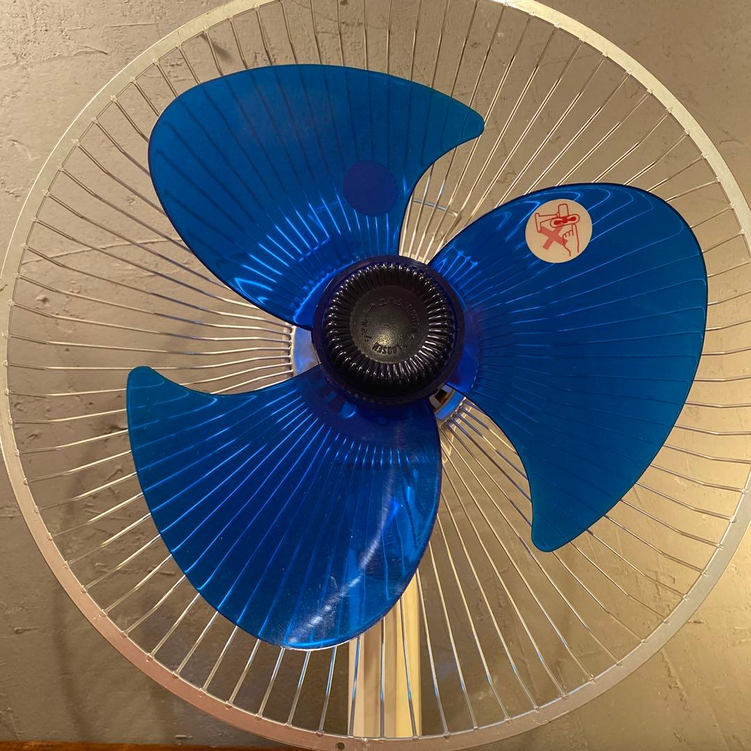 極美品 70年代 昭和レトロ ナショナル F-30D1E 青羽扇風機 稀少 - メルカリ