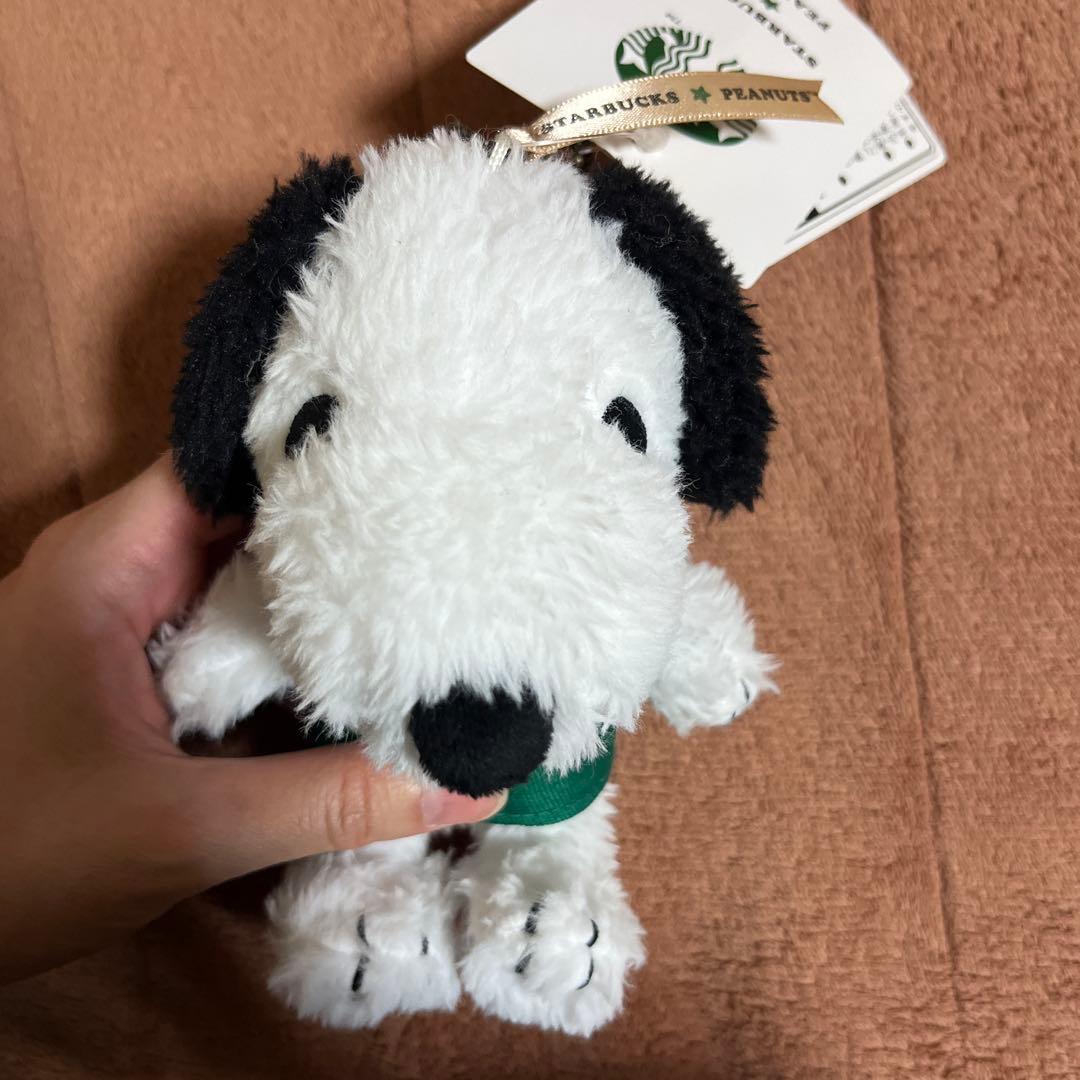 スヌーピー スタバ ぬいぐるみキーホルダー - メルカリ