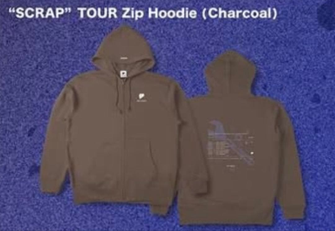 shosensei!! SCRAP ツアージップパーカー チャコールL SUPPLIER（サプライヤー） パーカー SUPPLIER/サプライヤー/「LHP WEB
