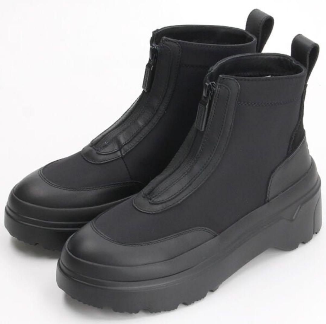 HUNTER エクスプローラー アンクル ジップ フラットフォームブーツ UK5 HUNTER】エクスプローラーアンクルジップフラットフォームブーツ