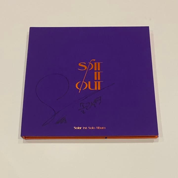 solar ソラ spit it out サイン入り