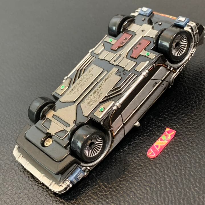 キャラウィール 1/64デロリアンⅠ〜Ⅲ カスタム品 バックトゥーザ