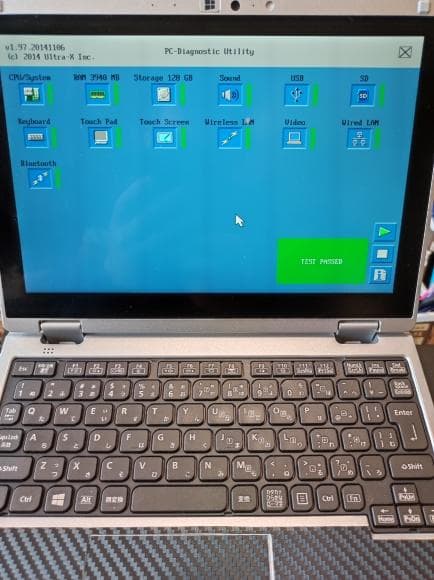 美品 Lets Note CF-RZ4DDACS 5Y71 4GB 128GBPanasonic CF-RZ4 Core M