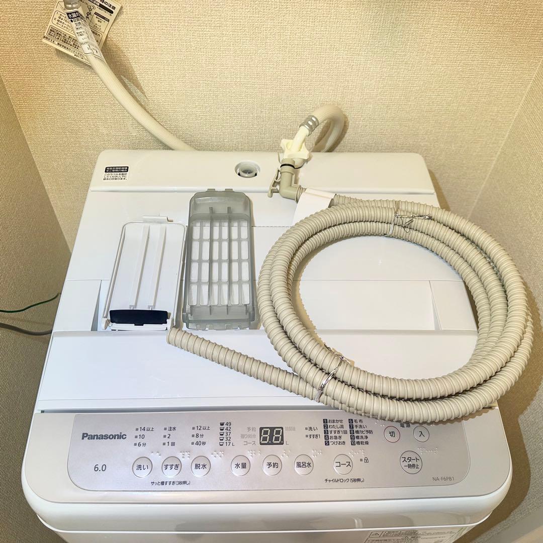 Panasonic 洗濯機 6.0kg 2023年製 NA-F6PB1