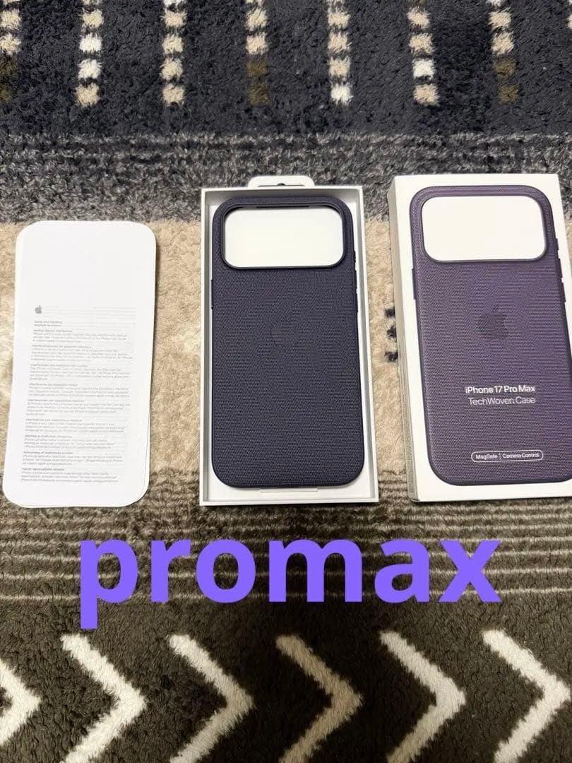 iPhone 17 Pro Max 純正テックウーブンケース【AK】 Amazon.co.jp: Apple MagSafe対応iPhone 17 Pro Maxテックウーブン