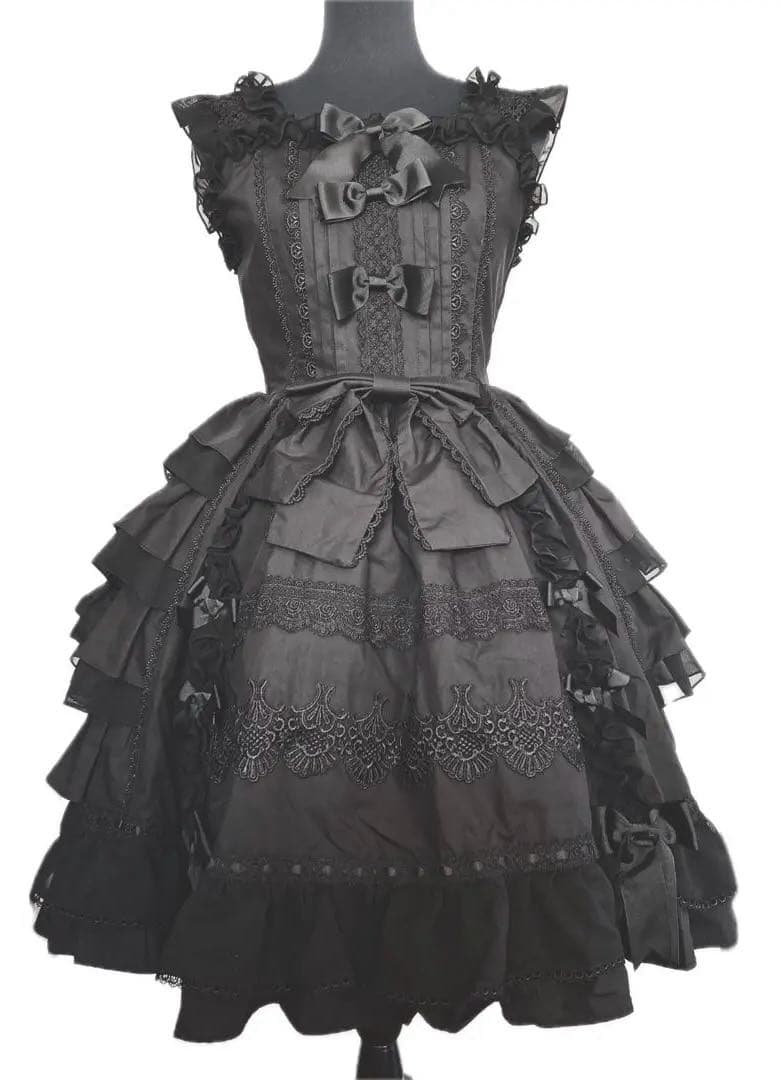 アンドロミオ　AND ROMEO ロリータ　JSK ジャンスカ　ブラック 超人気ジャンスカ、再入荷情報。】 世界中で超有名な、 AND ROMEO