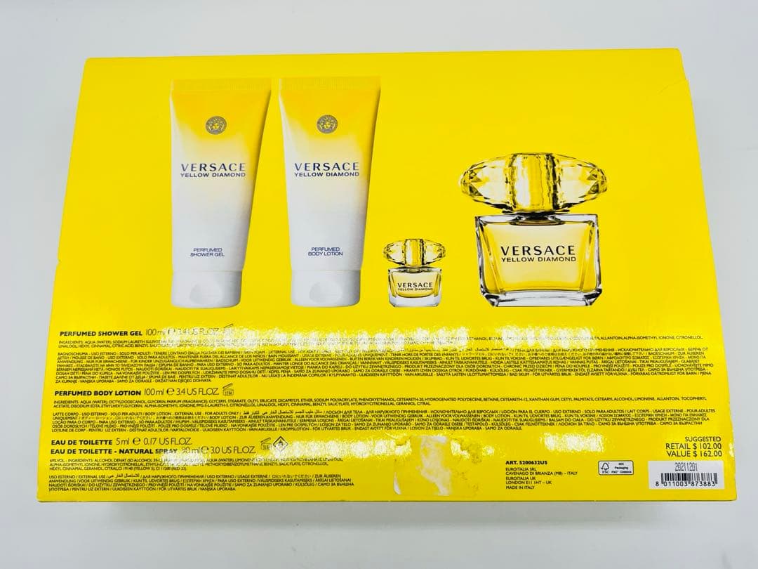 未使用品 VERSACE YELLOW DIAMOND 香水 ボディーケアセット - メルカリ