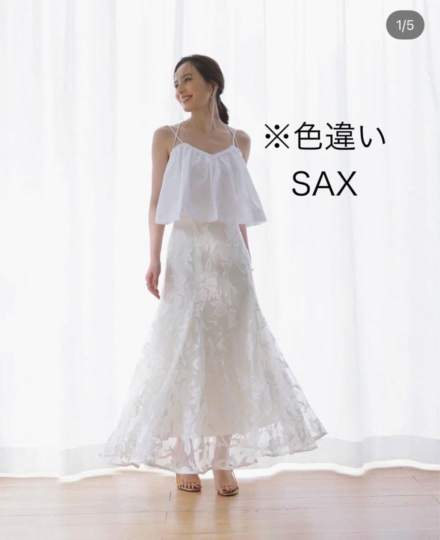 新品未使用】アニュアンス／ウィングギャザー キャミブラウス - メルカリ