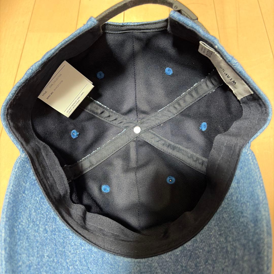 WTAPS デニムブルー キャップ ロゴ 花刺繍 | Shop at Mercari from