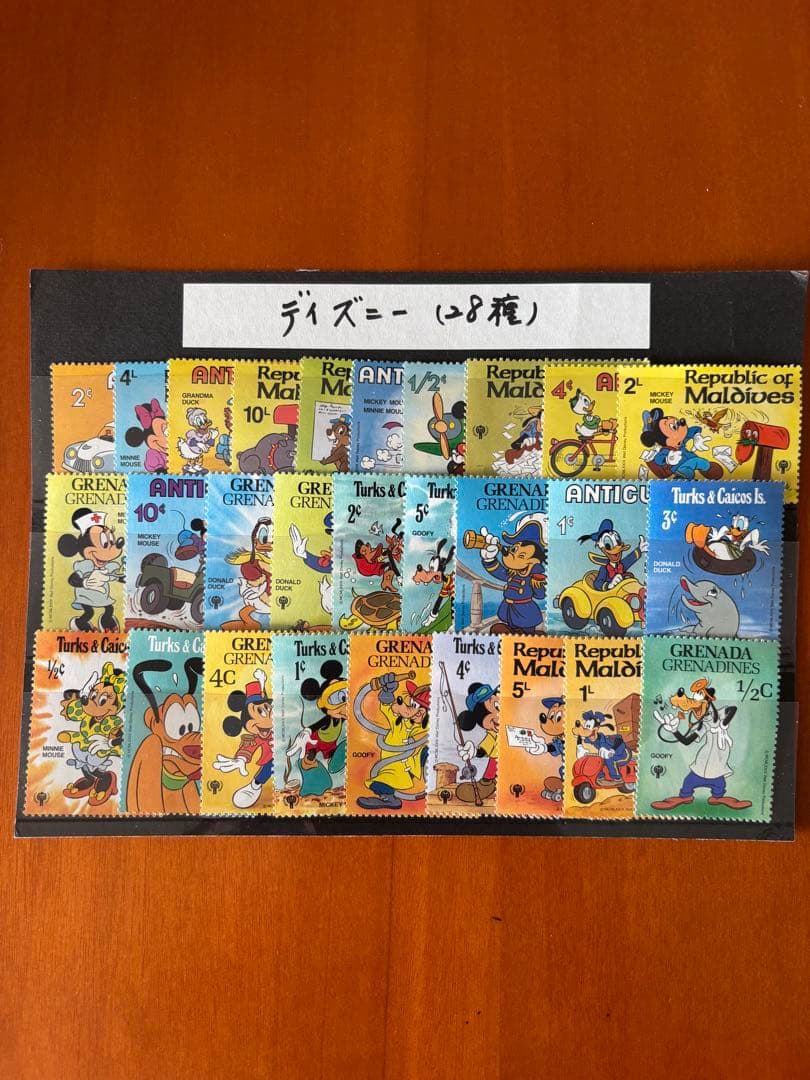 ディズニー 海外切手 28枚【未使用品】 - メルカリ