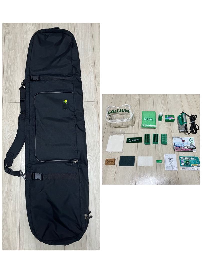 GALLIUM ワクシングセット&Three Weather スノーボードバッグ Amazon | ガリウム（GALLIUM） トライアル ワクシングセット EX JB0016