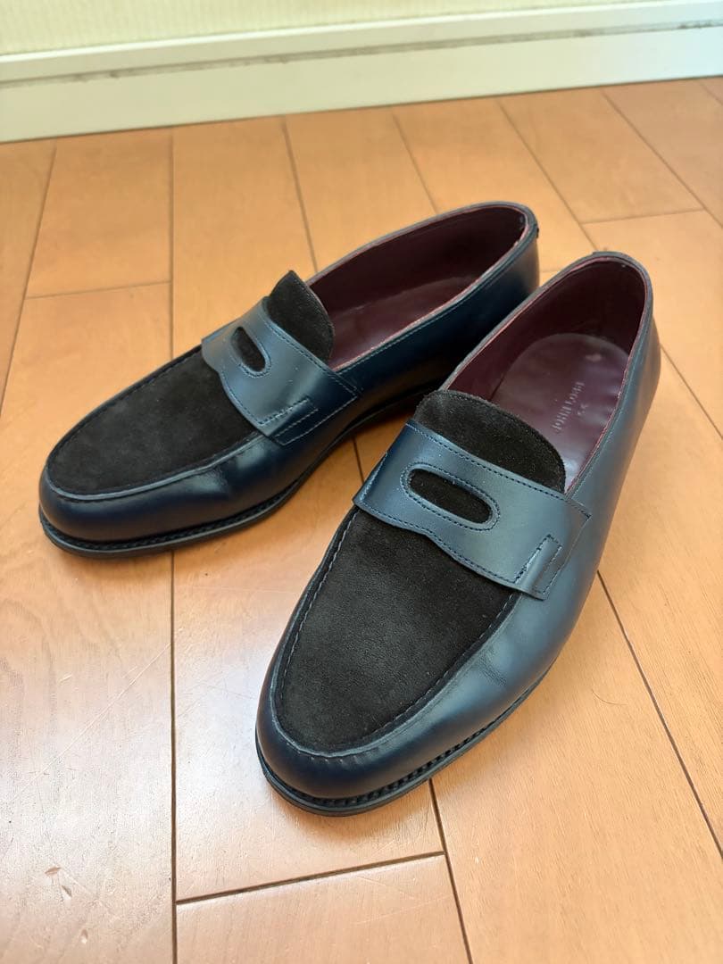 K*様 オーダー品 ジョンロブ ロペス LOPES 5E コンビ ネイビー ブラ ジョンロブ“ロペス”が花ざかり | THE RAKE JAPAN | The Modern Voice