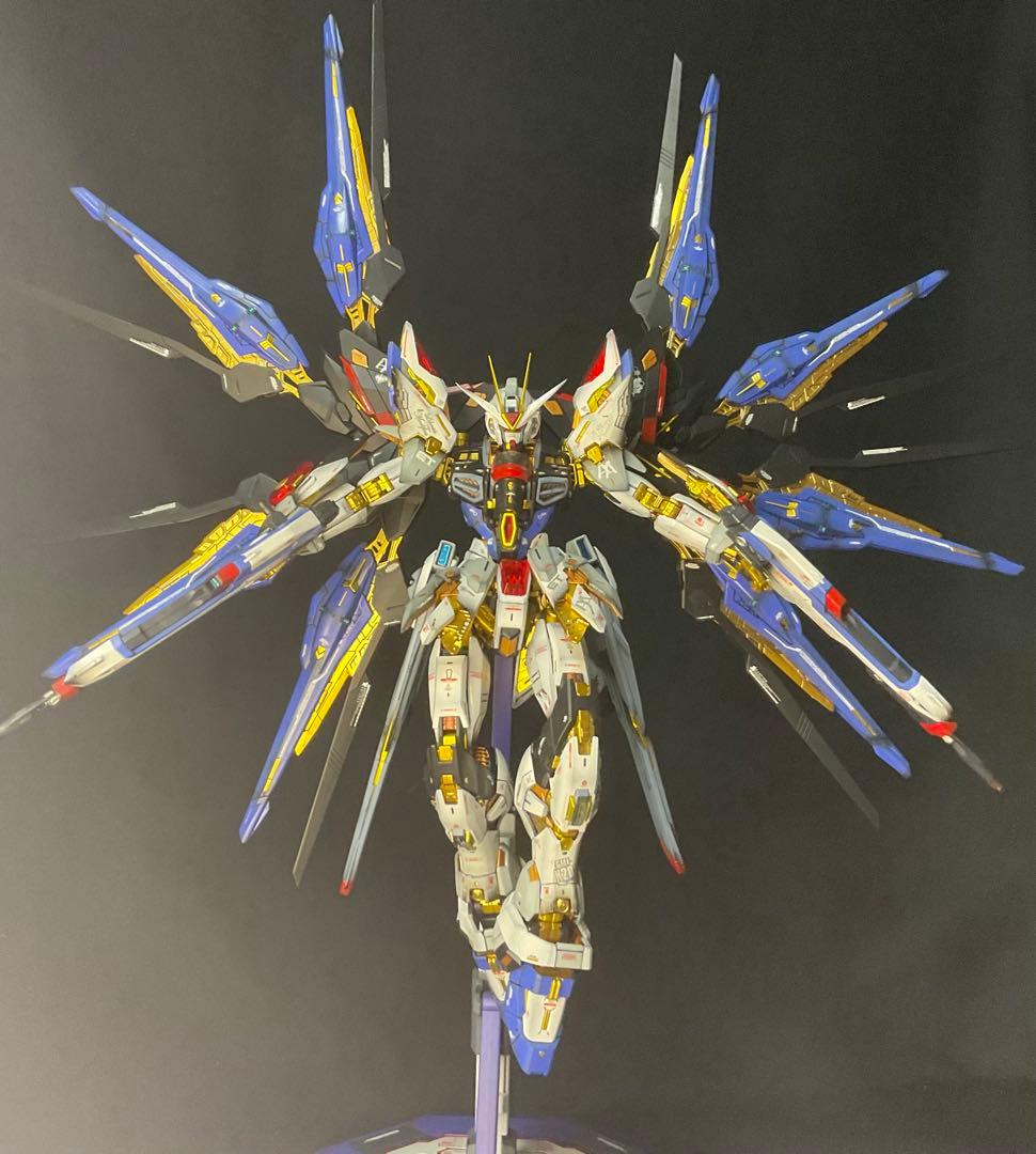 mgex ストライクフリーダム　全塗装　完成品 全塗装【プレミアムプラス完成品】バンダイ MGEX 1/100 ストライク