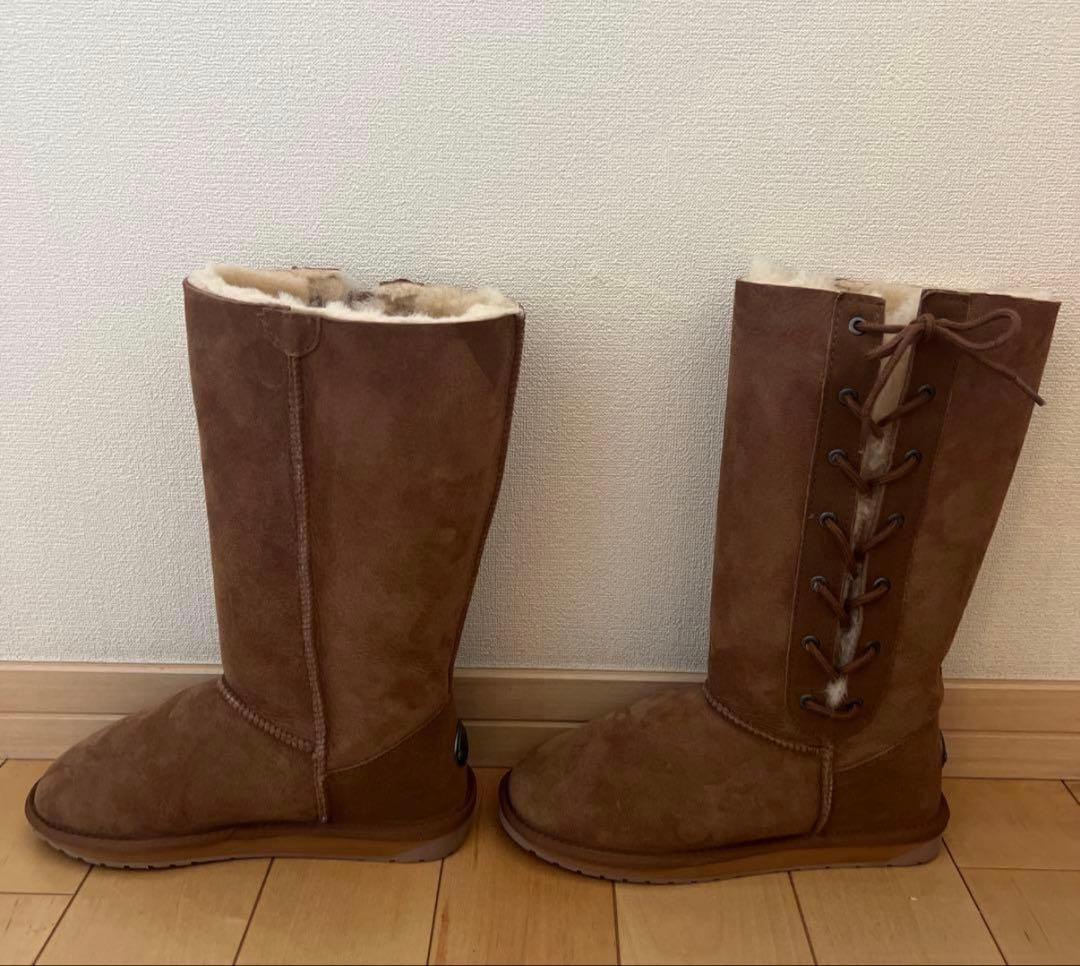 極美品 EMU Australia Platinum Hi Lace UGG