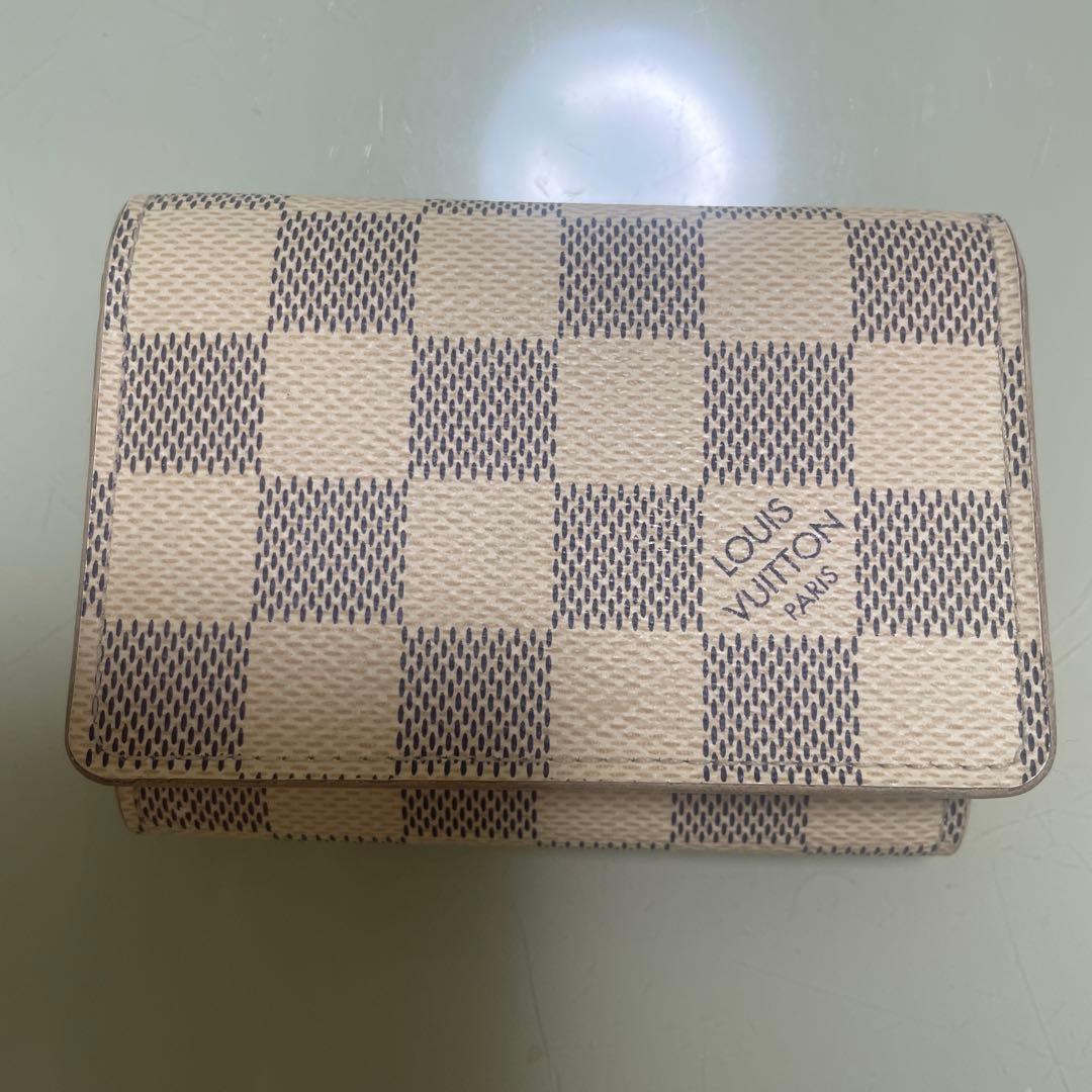 LOUIS VUITTON ダミエ 名刺入れ LOUIS VUITTON ダミエ 名刺入れ 美品!Louis Vuitton 販売 ダミエ名刺