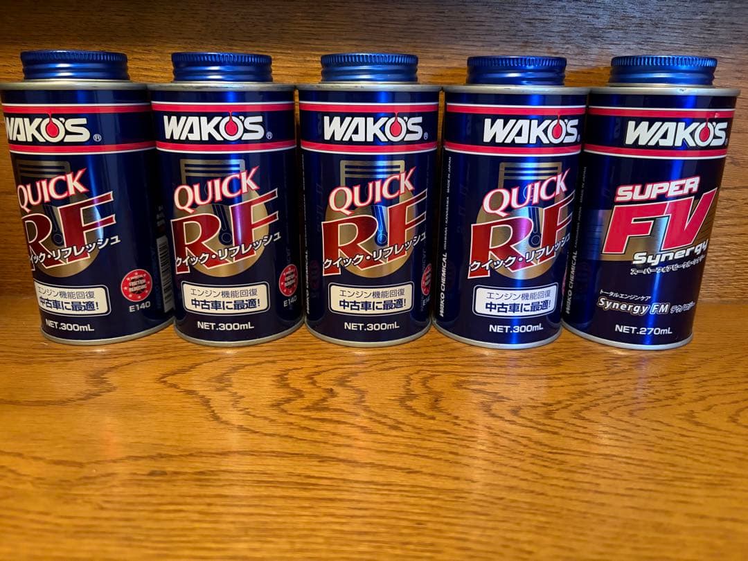 WAKO'S クイック・リフレッシュ 4本　スーパーフォービークル1本 WAKO'S クイック・リフレッシュ 4本 スーパーフォービークル1本