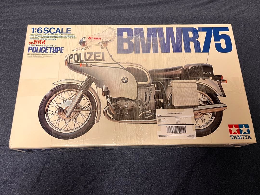 タミヤ　1/6 bmwR75/5 ポリス 新品 Bmw R75/5 Police Bike Kit none / Tamiya USA