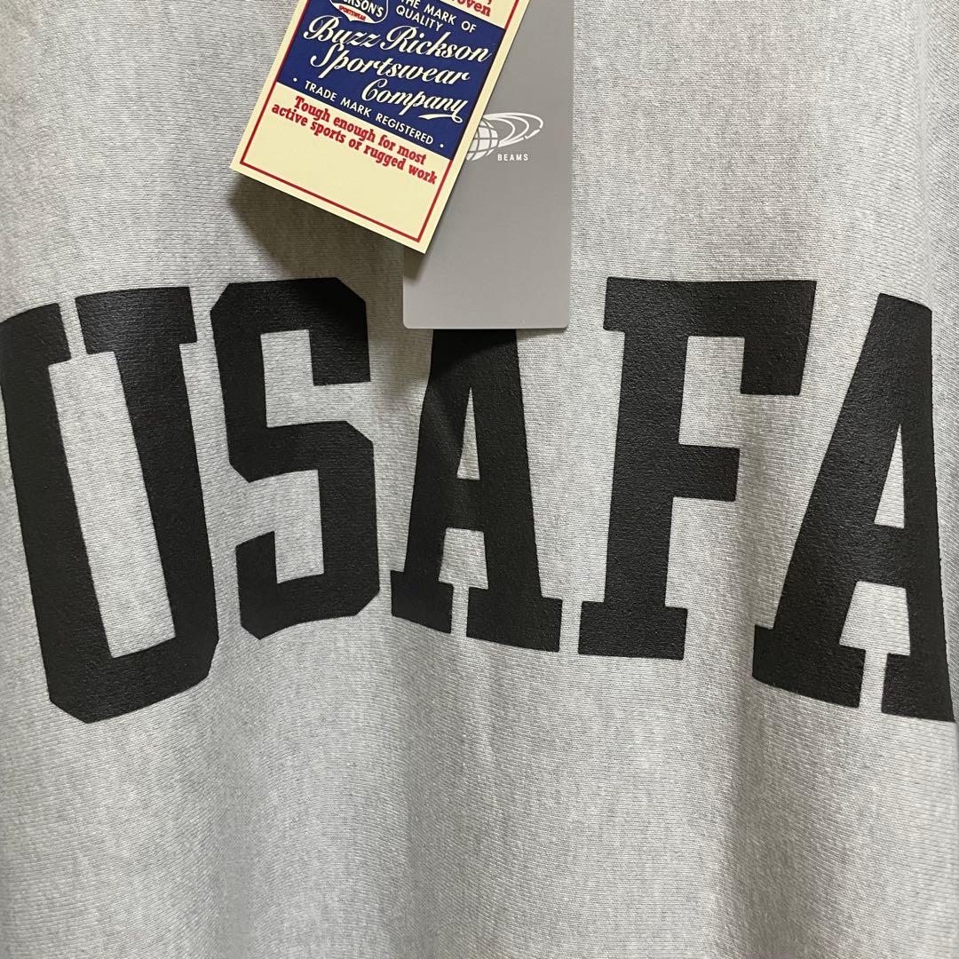 BUZZ RICKSONS × BEAMS】USAFA スウェットクルー【L】 - メルカリ
