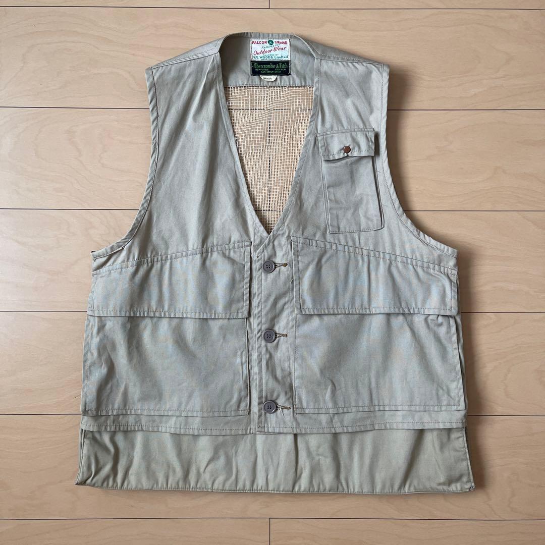 60's Abercrombie & Fitch アバクロ　ハンティングベスト 00s vintage 古着 ビンテージ アバクロ ハンティングベスト ダック地