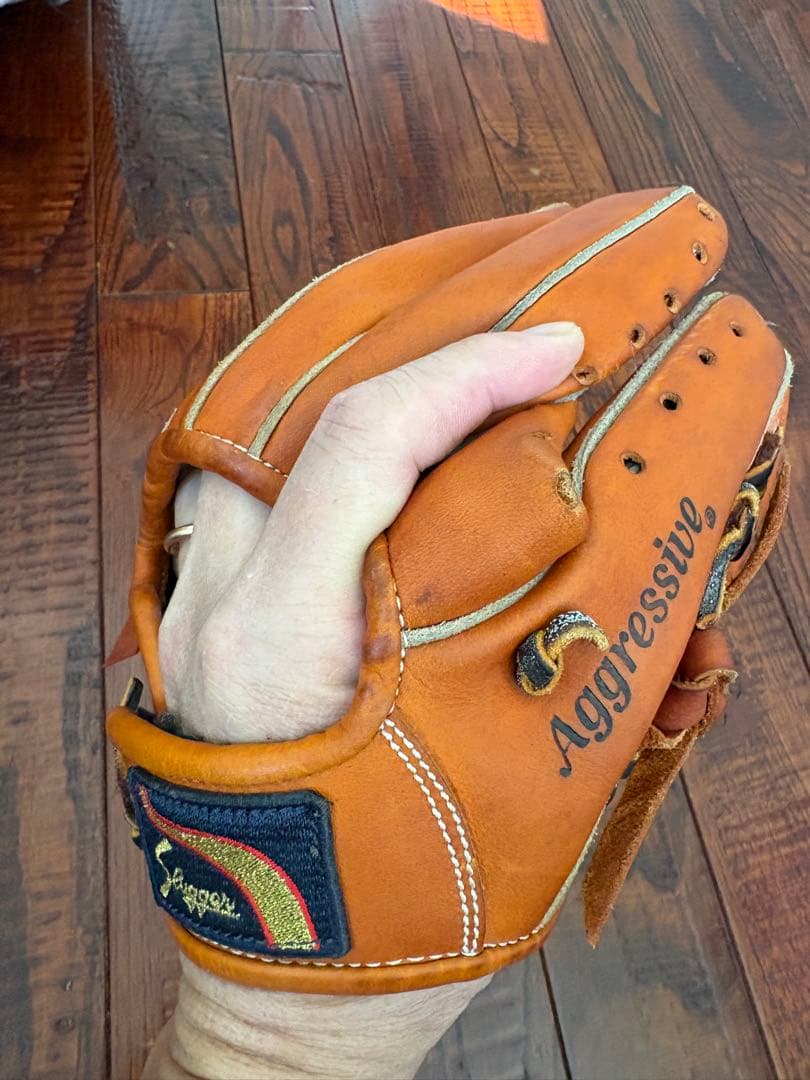 Slugger KSG-J7 トレーニング用 グローブ《江頭重利さん型付け品》