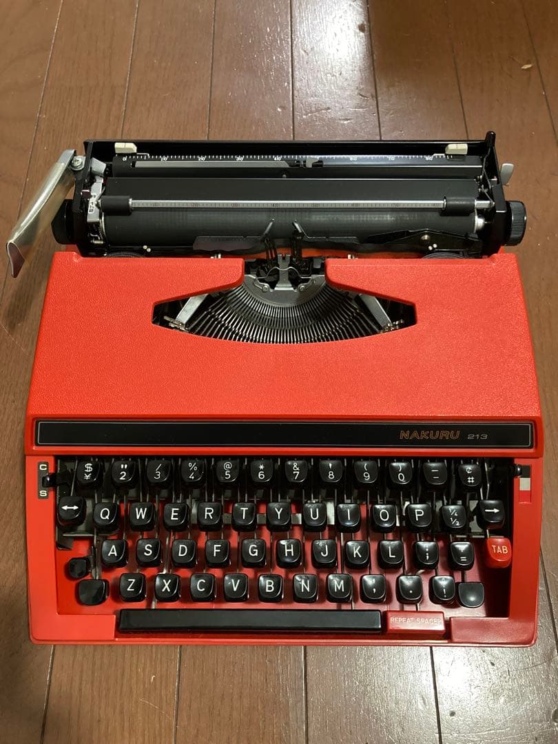 NAKURU 213 タイプライター 赤 brother - メルカリ