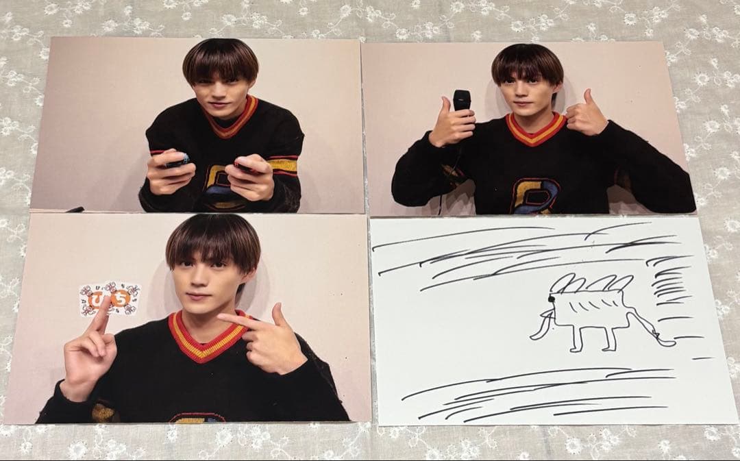 簡秀吉 NATSLIVE ポストカード 🥀🩶🥀🩶🥀🩶 @dddd_global #簡秀吉 #สวัสดีค่ะ