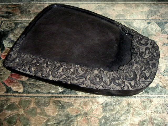 ♥中国　端渓硯　重量約8100ｇ　硯　骨董品 端渓硯 龍鳳凰彫】中国美術の買取実績一覧 - いわの美術